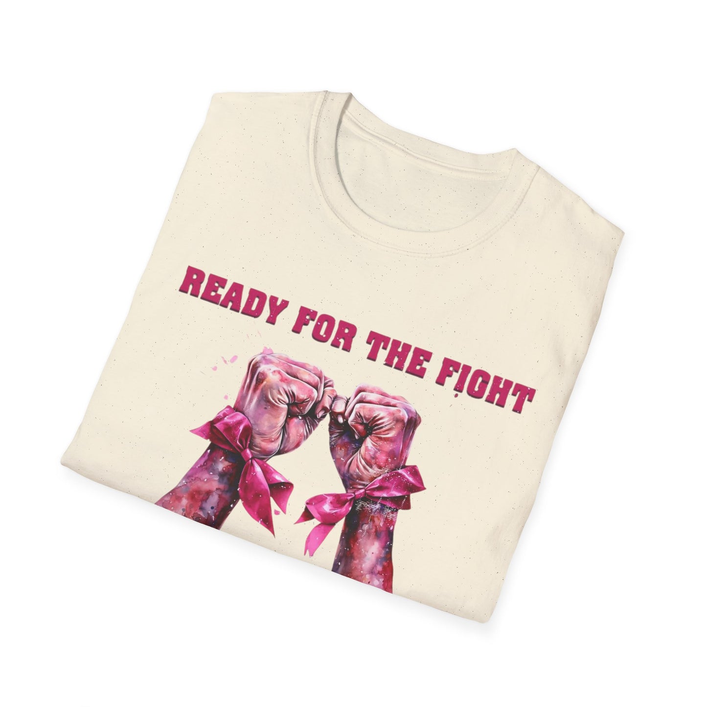 Empowered Fight T-Shirt - Ready for the Fight, Determined to Win! - Unisex Tee for Cancer Awareness, Motivational Gift, Fitness Wear