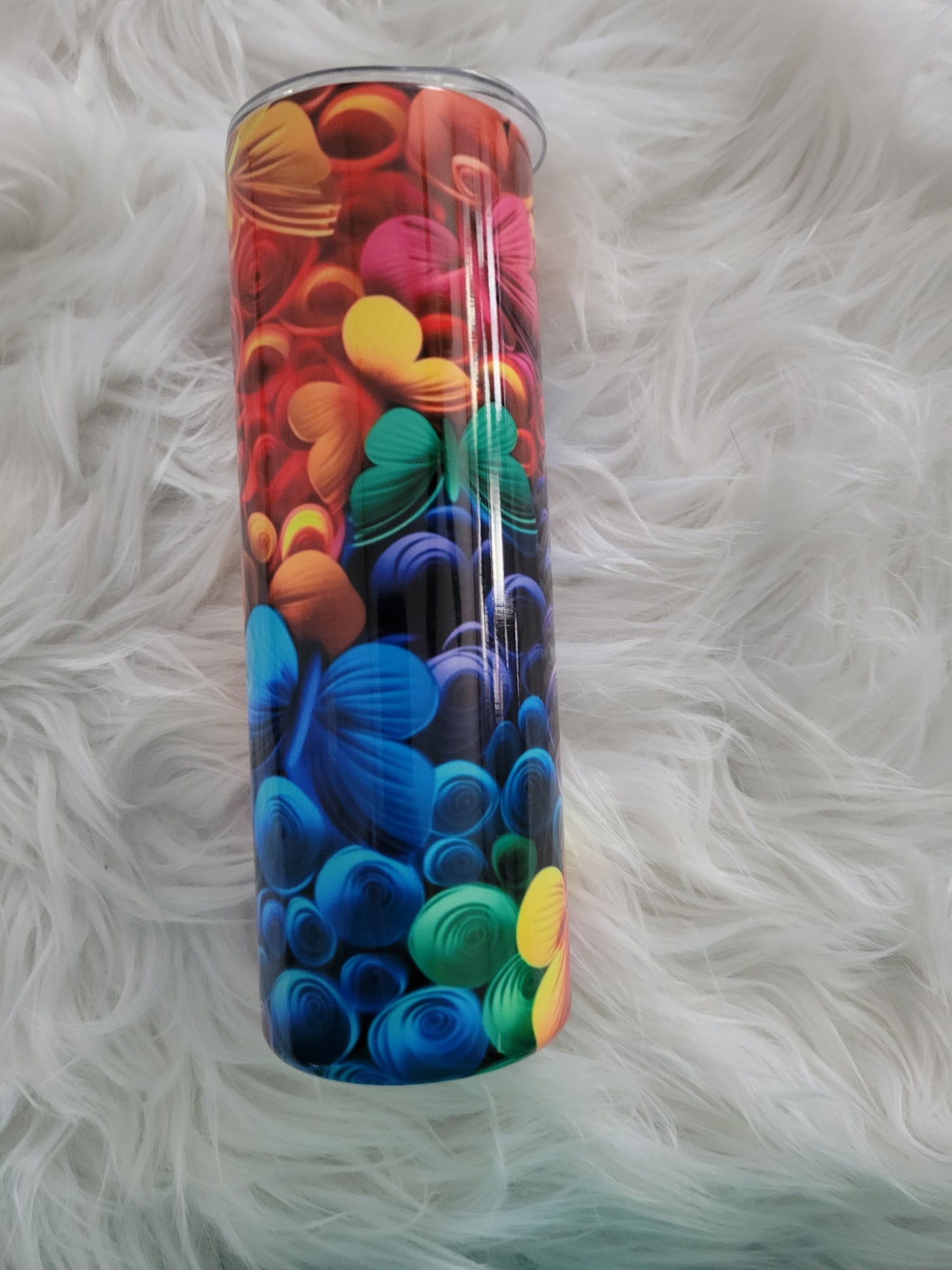 3D flowers Tumbler 20 oz