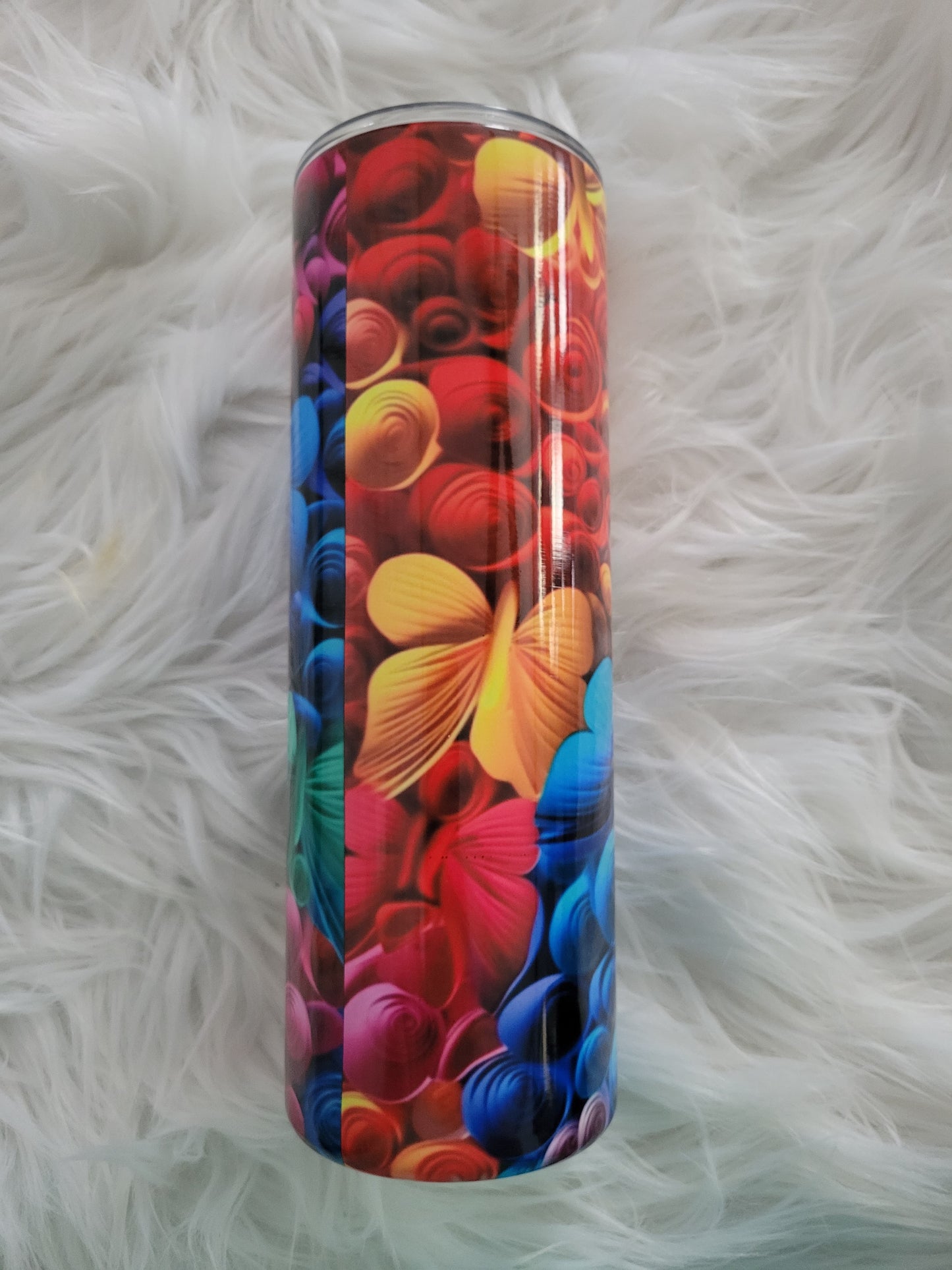 3D flowers Tumbler 20 oz
