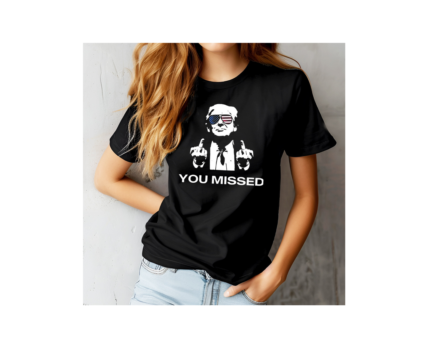 Trump "You Missed" Graphic T-Shirt