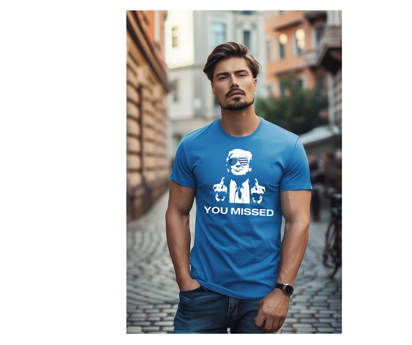Trump "You Missed" Graphic T-Shirt