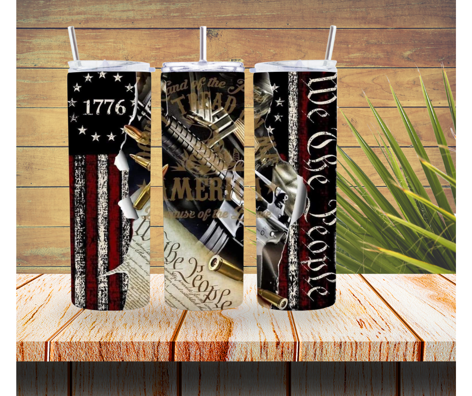 We the People 2nd Amendment Tumbler