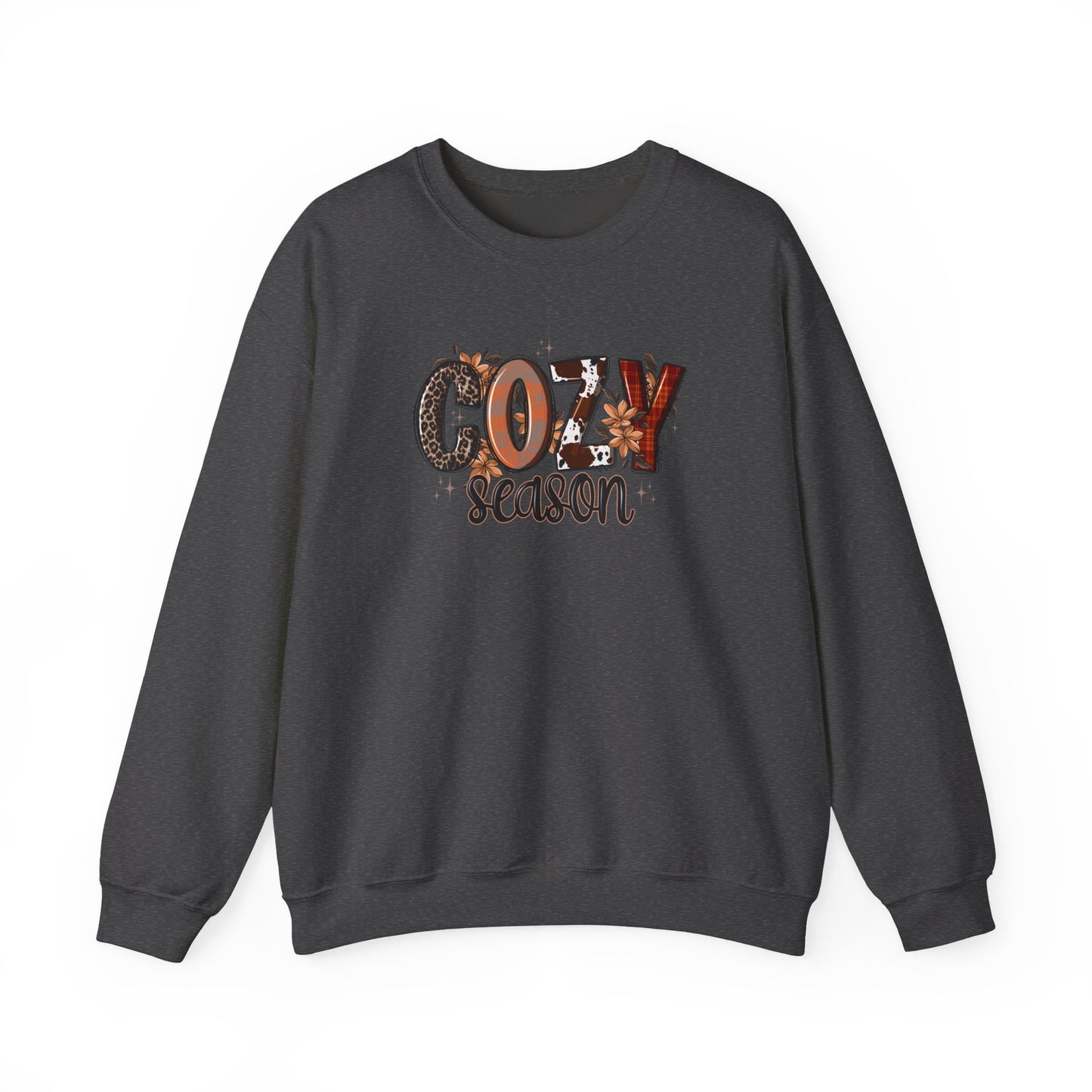 Cozy Season Sweatshirt — Fall Autumn Graphic Crewneck