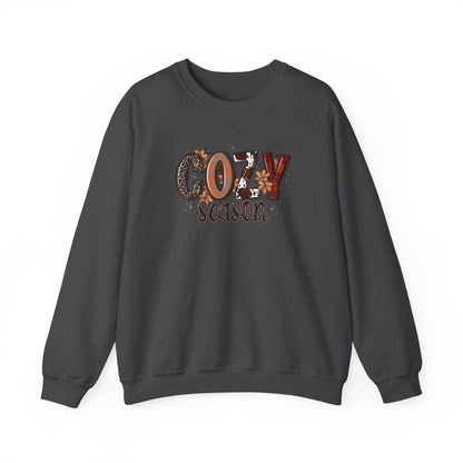 Cozy Season Sweatshirt — Fall Autumn Graphic Crewneck