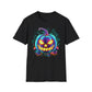Vibrant Halloween Pumpkin T-Shirt, Unisex Softstyle Tee, Spooky Fall Fashion, Halloween Party Outfit, Trick or Treat Shirt