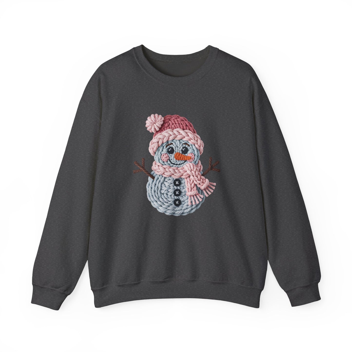 Snowman Knit Crewneck Sweatshirt