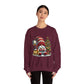 Christmas Gnome Crewneck Sweatshirt — Festive Tree & Lantern Holiday Sweater