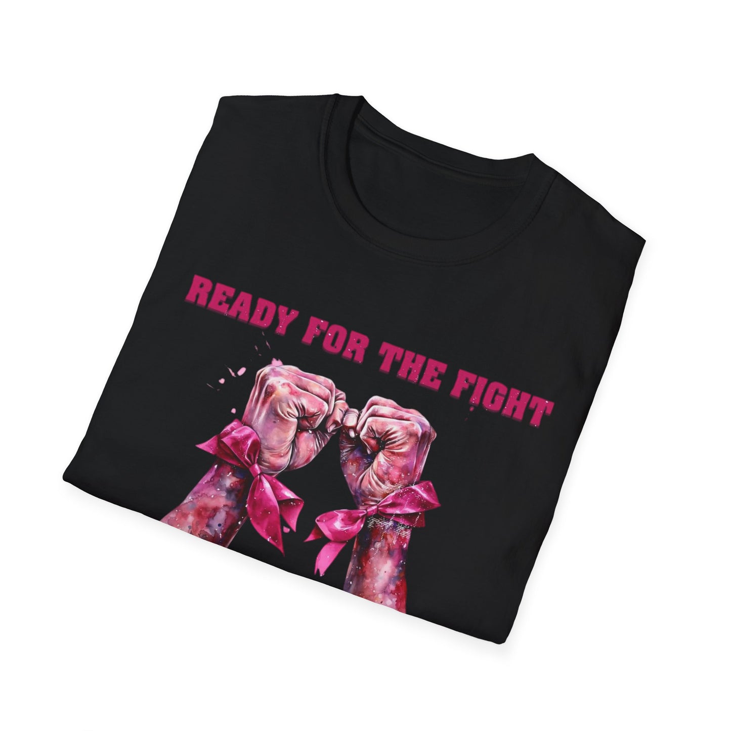 Empowered Fight T-Shirt - Ready for the Fight, Determined to Win! - Unisex Tee for Cancer Awareness, Motivational Gift, Fitness Wear