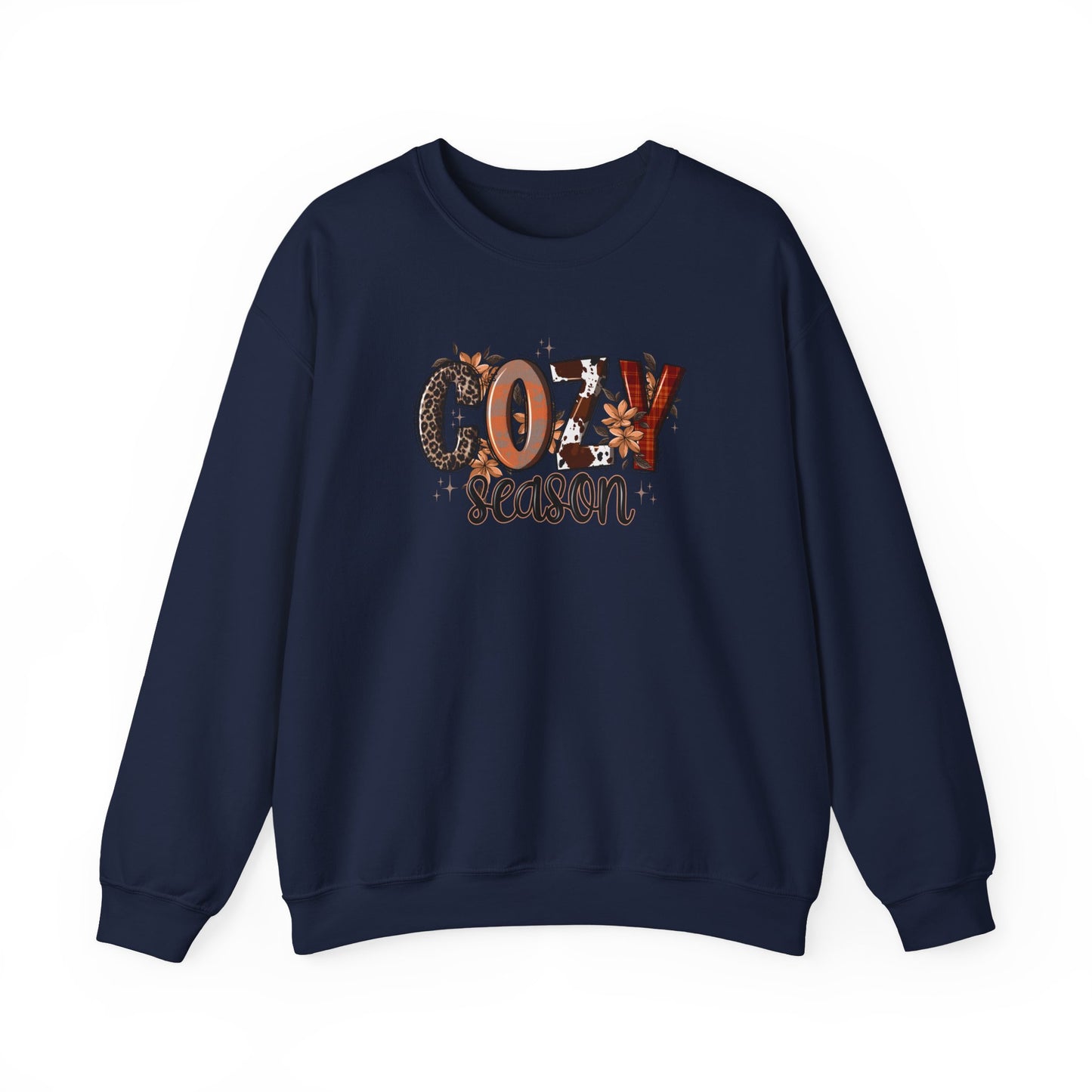Cozy Season Sweatshirt — Fall Autumn Graphic Crewneck