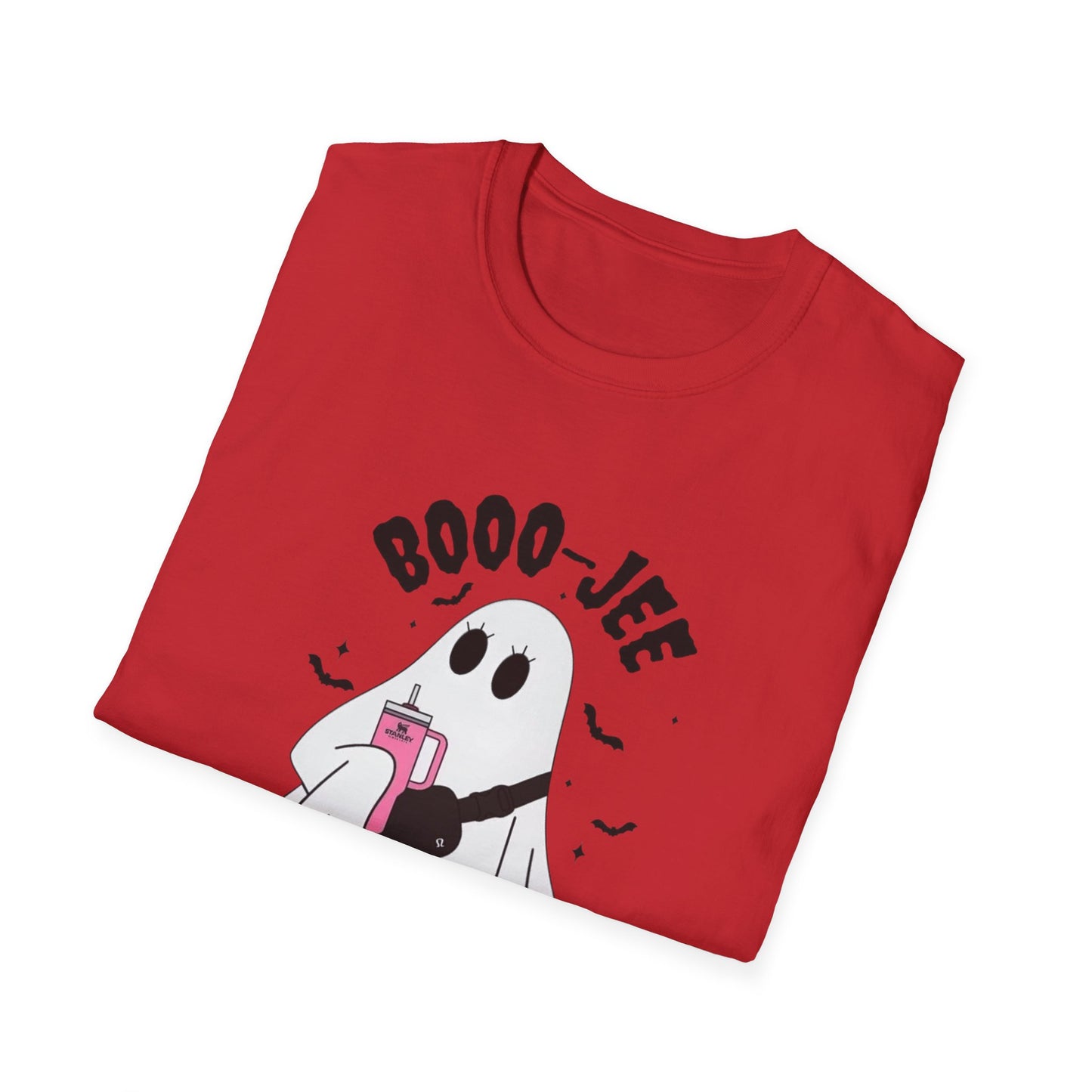 Boojee Ghost Unisex Softstyle T-Shirt, Halloween Tee, Funny Fall Shirt, Cute Ghost Apparel, Spooky Season Clothes