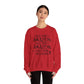 Crewneck Sweatshirt - "Here Comes Amazon, Right Down My Driveway" Holiday Delivery Graphic