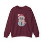 Snowman Knit Crewneck Sweatshirt