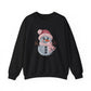 Snowman Knit Crewneck Sweatshirt