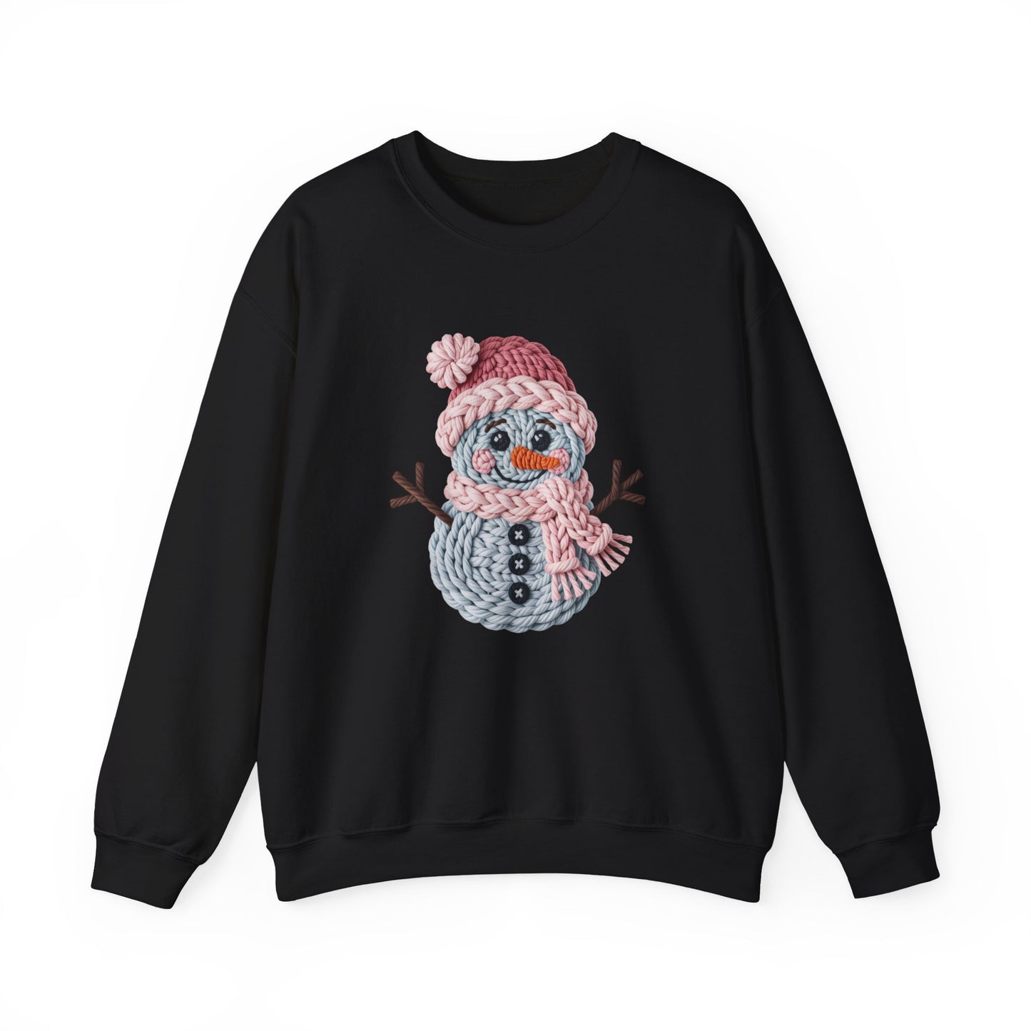 Snowman Knit Crewneck Sweatshirt