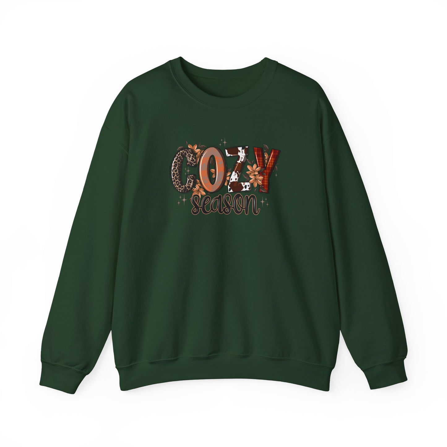 Cozy Season Sweatshirt — Fall Autumn Graphic Crewneck