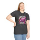 Pink Ribbon Football T-Shirt, Sports Awareness Tee, Unisex Casual Wear, Breast Cancer Awareness, Gift for Supporters