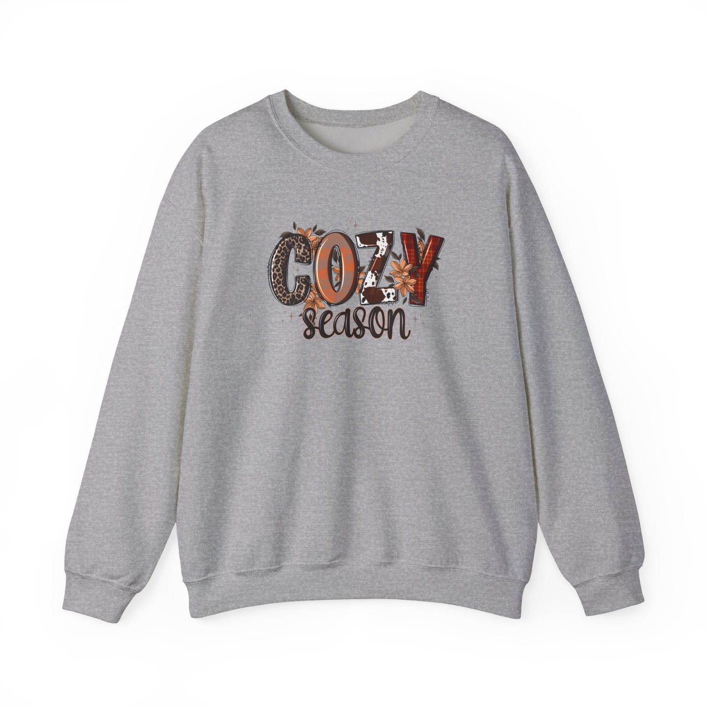 Cozy Season Sweatshirt — Fall Autumn Graphic Crewneck