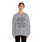 Crewneck Sweatshirt - "Here Comes Amazon, Right Down My Driveway" Holiday Delivery Graphic
