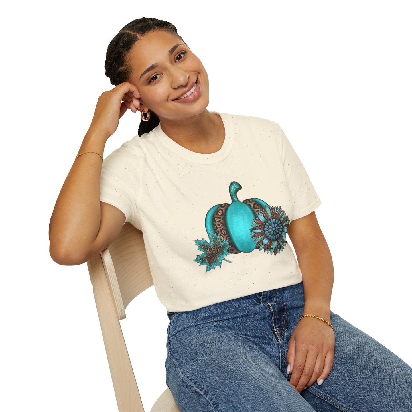 Autumn Vibes Unisex T-Shirt, Cozy Fall Tee, Pumpkin Art Shirt, Nature Lover Gift, Thanksgiving Apparel