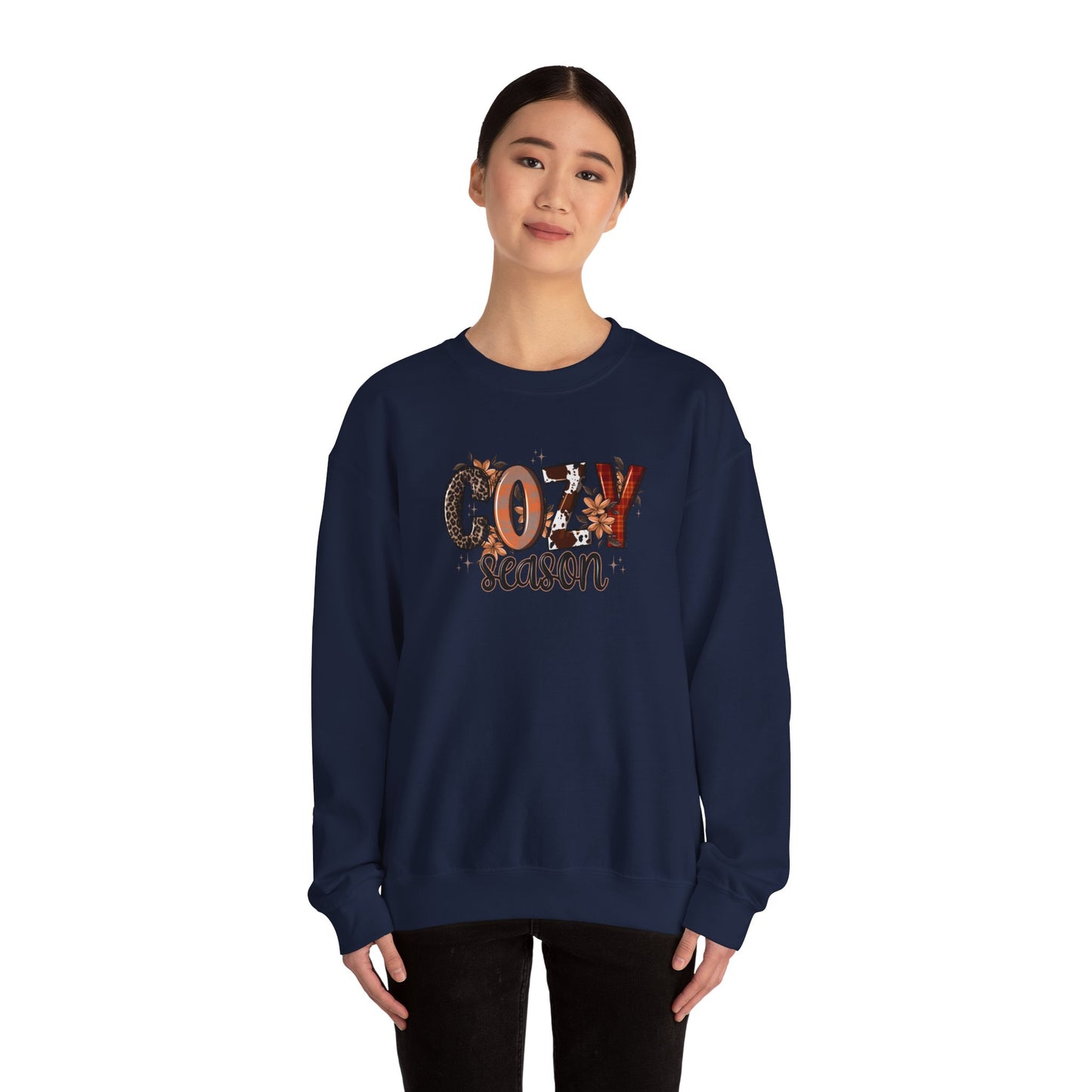 Cozy Season Sweatshirt — Fall Autumn Graphic Crewneck