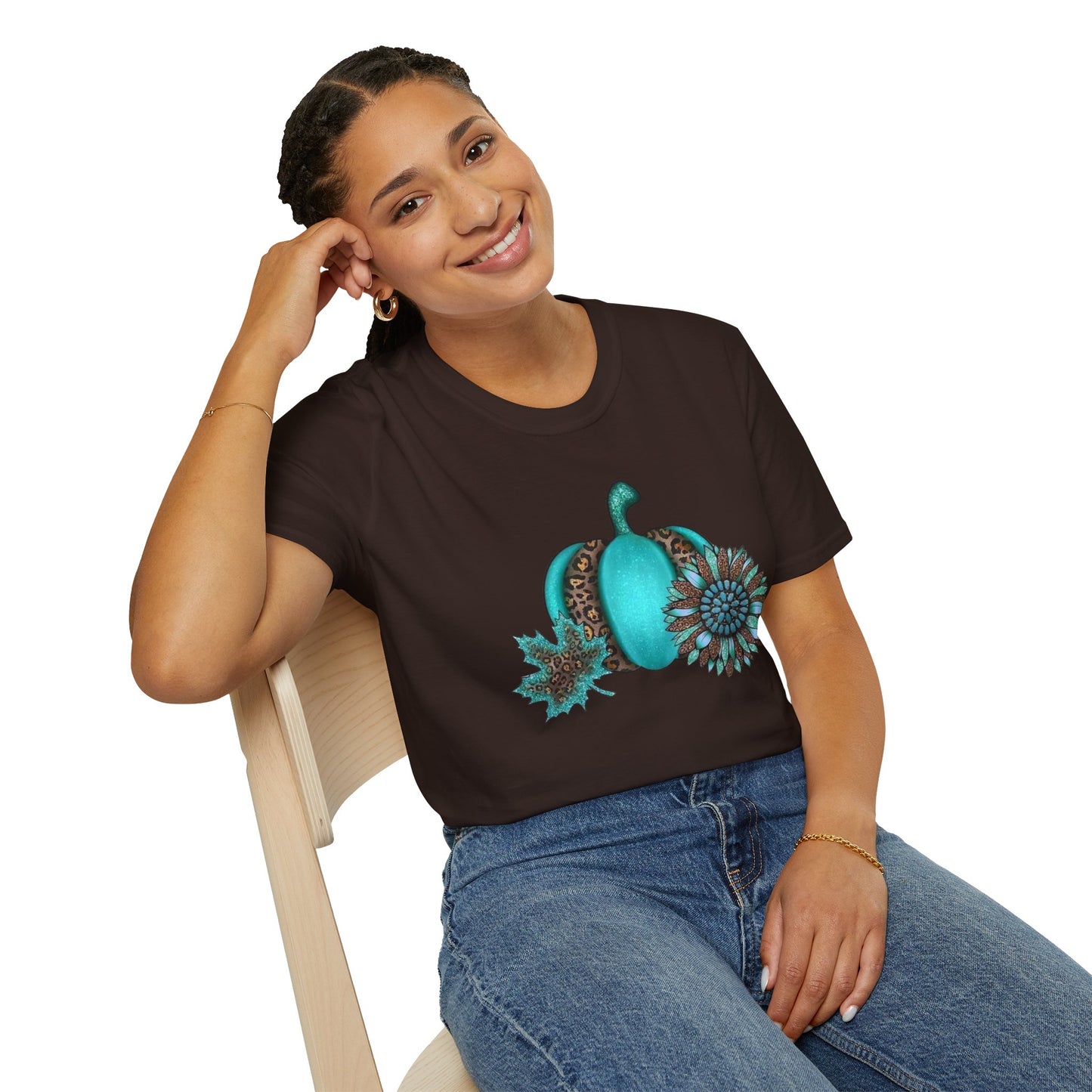 Autumn Vibes Unisex T-Shirt, Cozy Fall Tee, Pumpkin Art Shirt, Nature Lover Gift, Thanksgiving Apparel