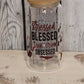 True Crime Obsessed 16 oz glass can