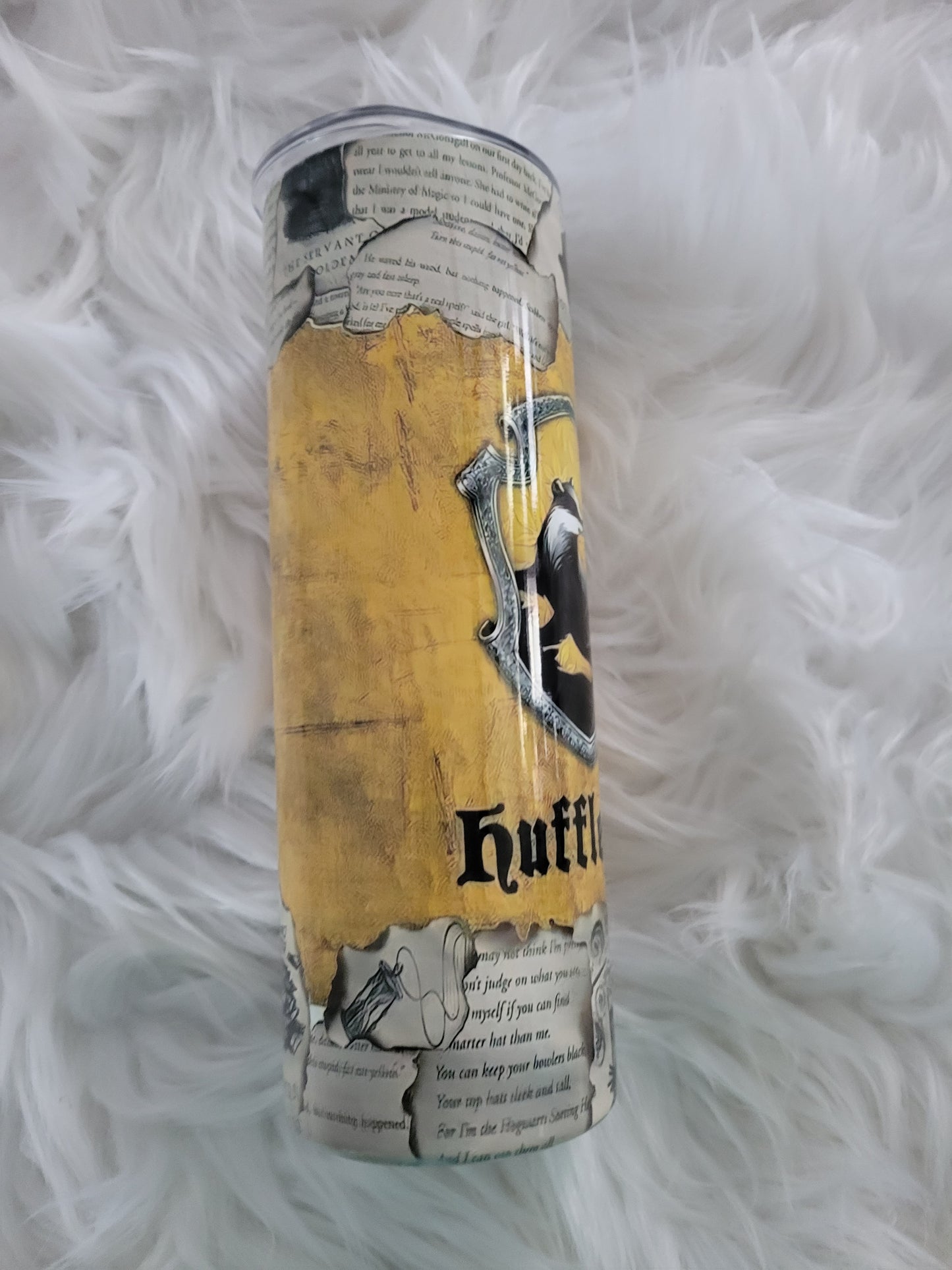 Harry Potter Inspired Hufflepuff Tumbler 20 oz