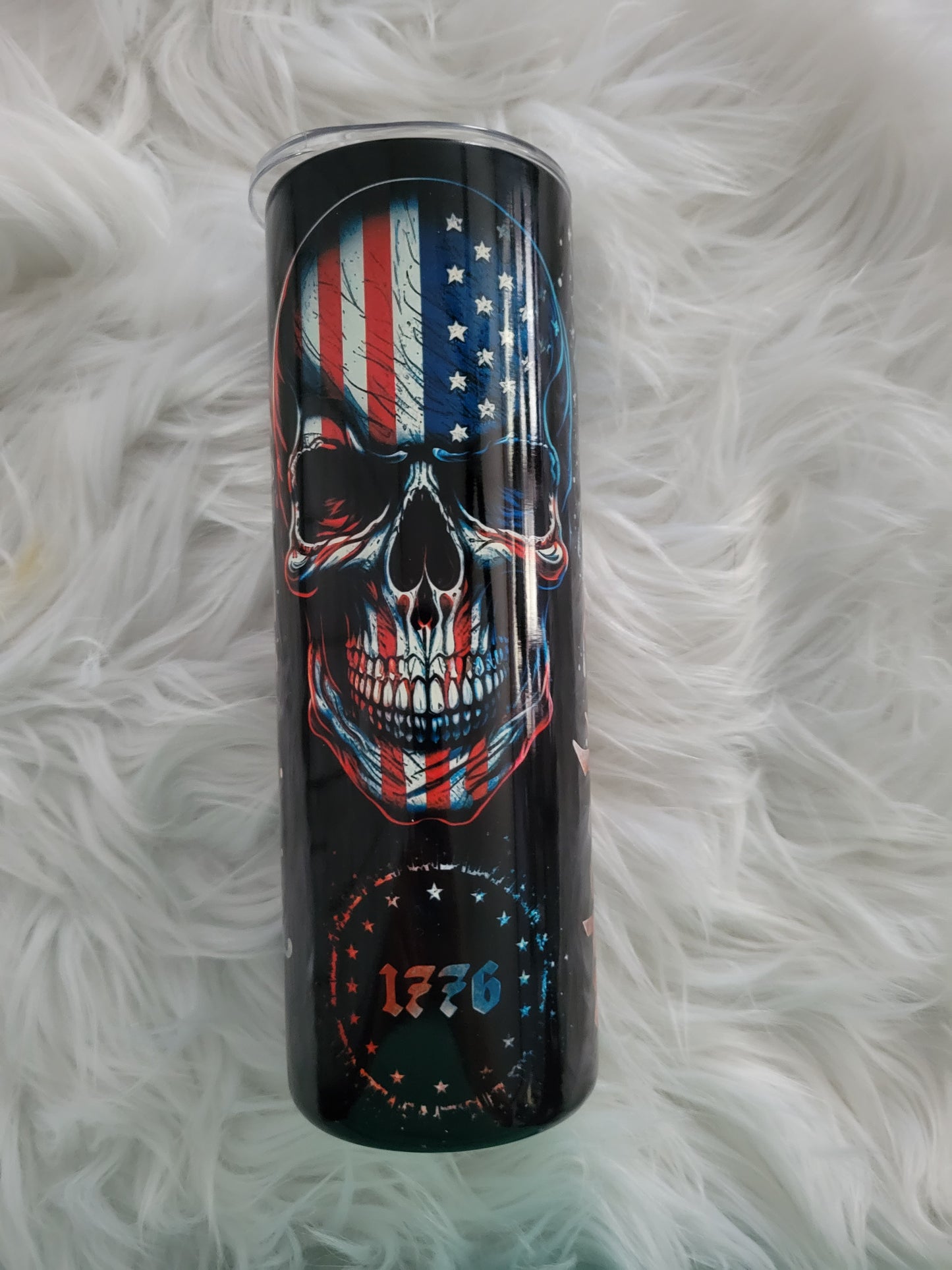 We the people skull Tumbler 20 oz