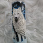 3D white wolf Tumbler 20 oz