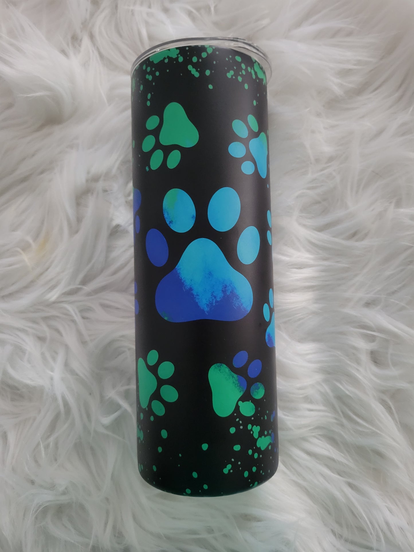 Paw Prints Glow 20 oz Tumbler