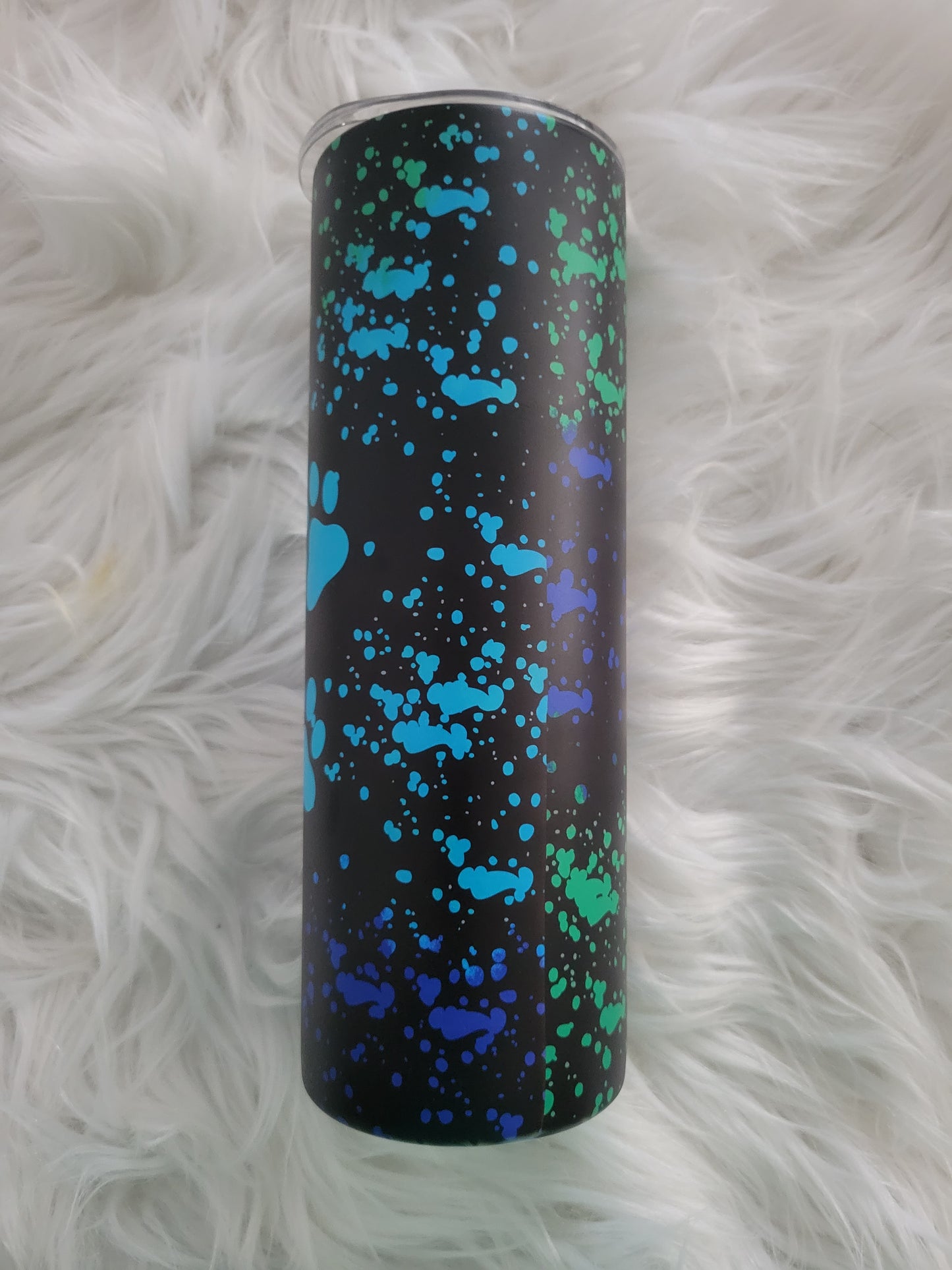 Paw Prints Glow 20 oz Tumbler