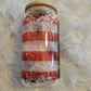 American Flag Glass Can