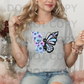 Butterfly Floral Unisex T-Shirt - You Matter | Gift for Mom, Inspirational Tee, Casual Wear, Nature Lover, Spring Fashion