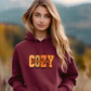 Cozy Autumn Fleece Hoodie - Perfect for Fall, Gift for Him & Her, Casual Lounge Wear, Thanksgiving Sweatshirt, Pumpkin Spice Vibes
