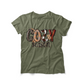 Cozy Season Unisex T-Shirt, Fall Fashion Tee, Animal Print Shirt, Comfortable Casual Wear, Gift for Friends, Autumn Apparel