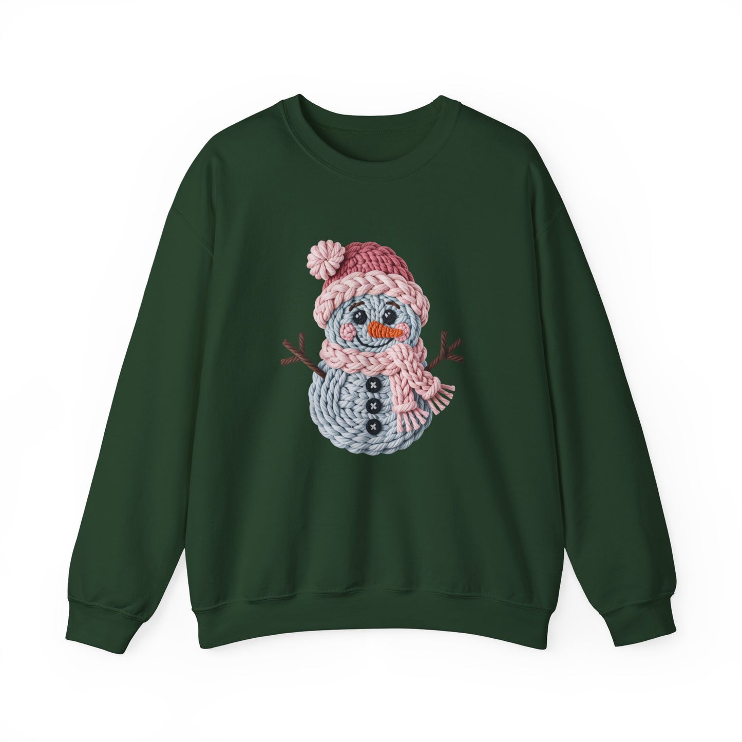 Snowman Knit Crewneck Sweatshirt