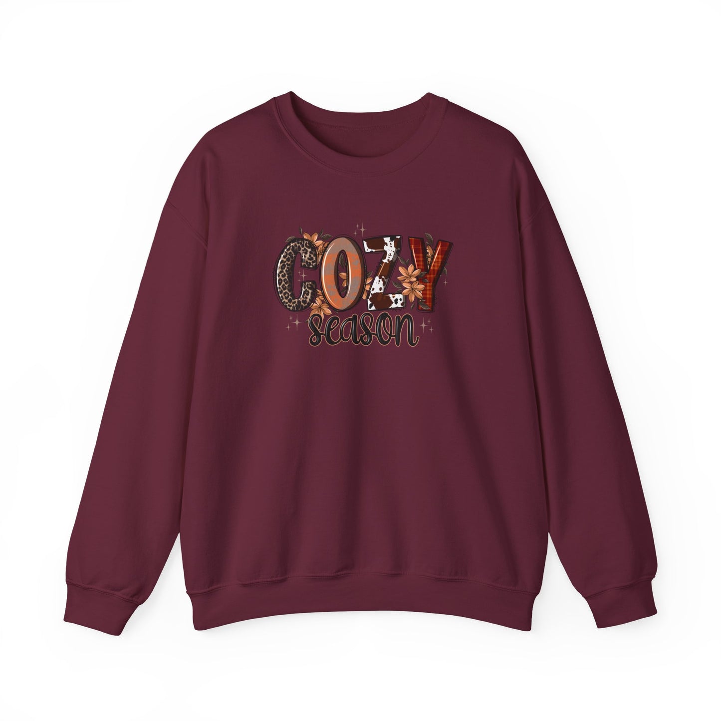 Cozy Season Sweatshirt — Fall Autumn Graphic Crewneck