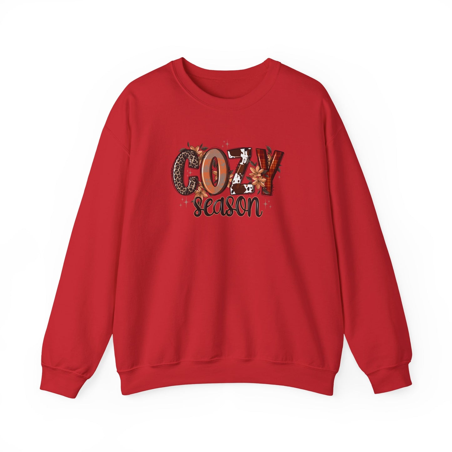 Cozy Season Sweatshirt — Fall Autumn Graphic Crewneck