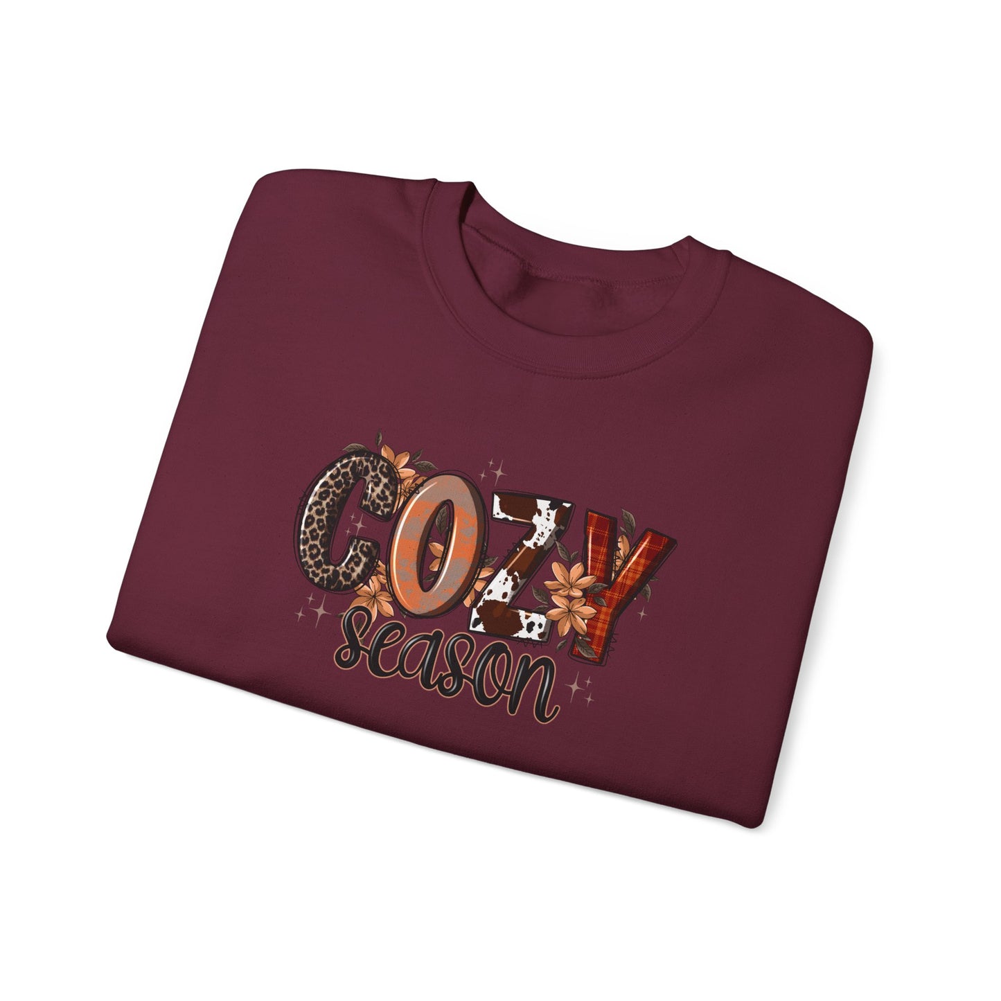 Cozy Season Sweatshirt — Fall Autumn Graphic Crewneck