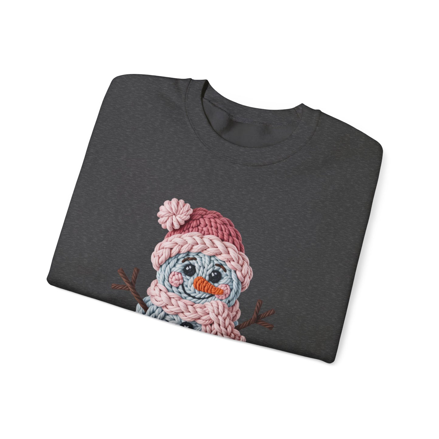 Snowman Knit Crewneck Sweatshirt