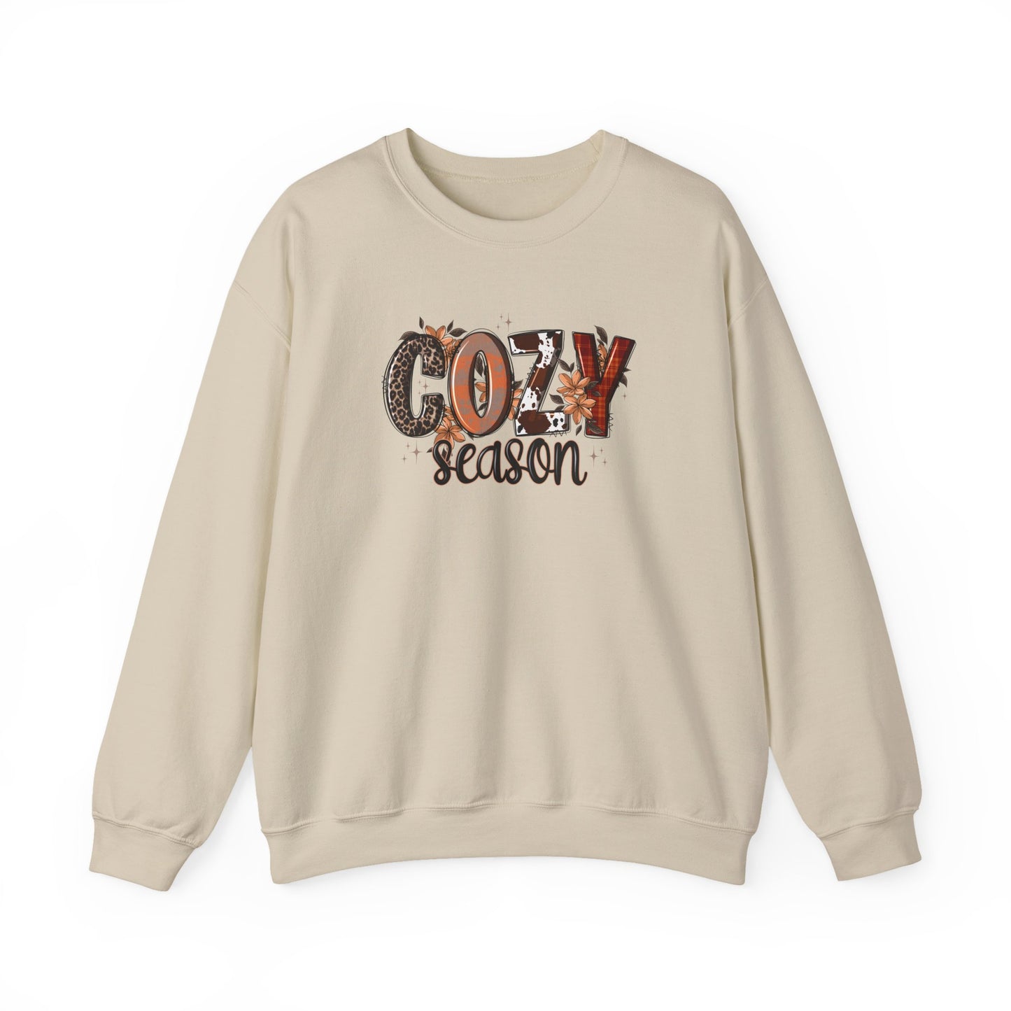 Cozy Season Sweatshirt — Fall Autumn Graphic Crewneck