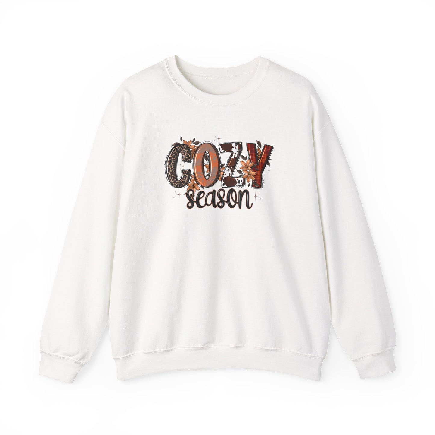 Cozy Season Sweatshirt — Fall Autumn Graphic Crewneck