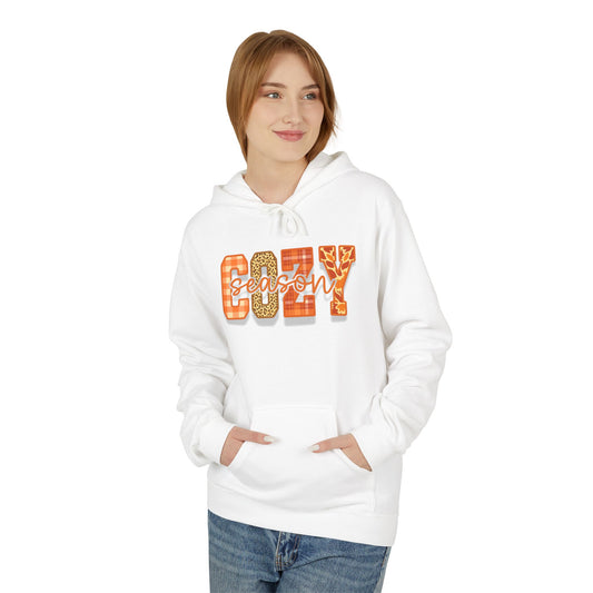 Cozy Autumn Fleece Hoodie - Perfect for Fall, Gift for Him & Her, Casual Lounge Wear, Thanksgiving Sweatshirt, Pumpkin Spice Vibes