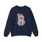 Snowman Knit Crewneck Sweatshirt