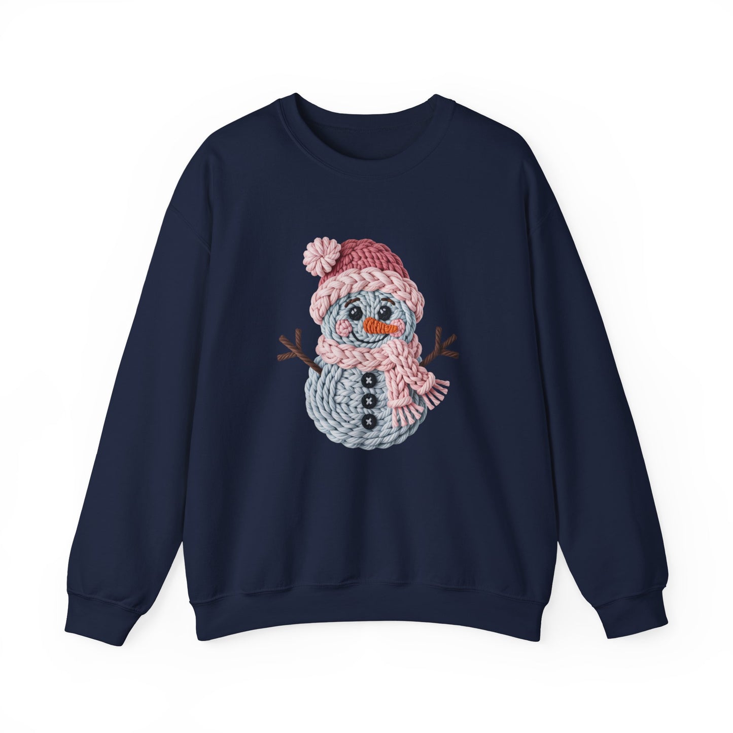 Snowman Knit Crewneck Sweatshirt