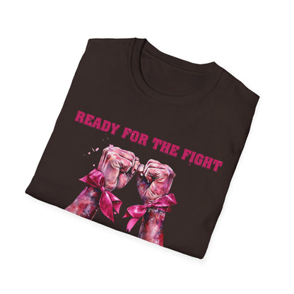 Empowered Fight T-Shirt - Ready for the Fight, Determined to Win! - Unisex Tee for Cancer Awareness, Motivational Gift, Fitness Wear