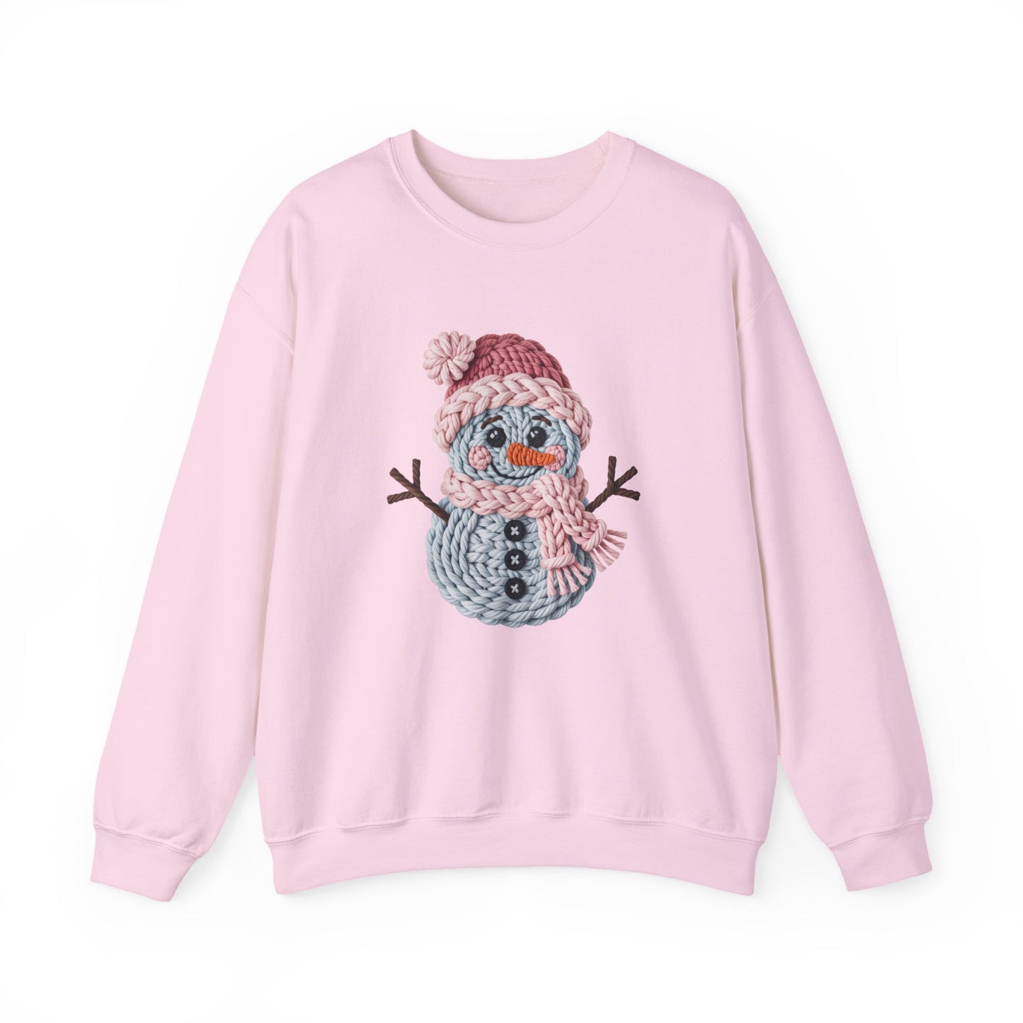Snowman Knit Crewneck Sweatshirt