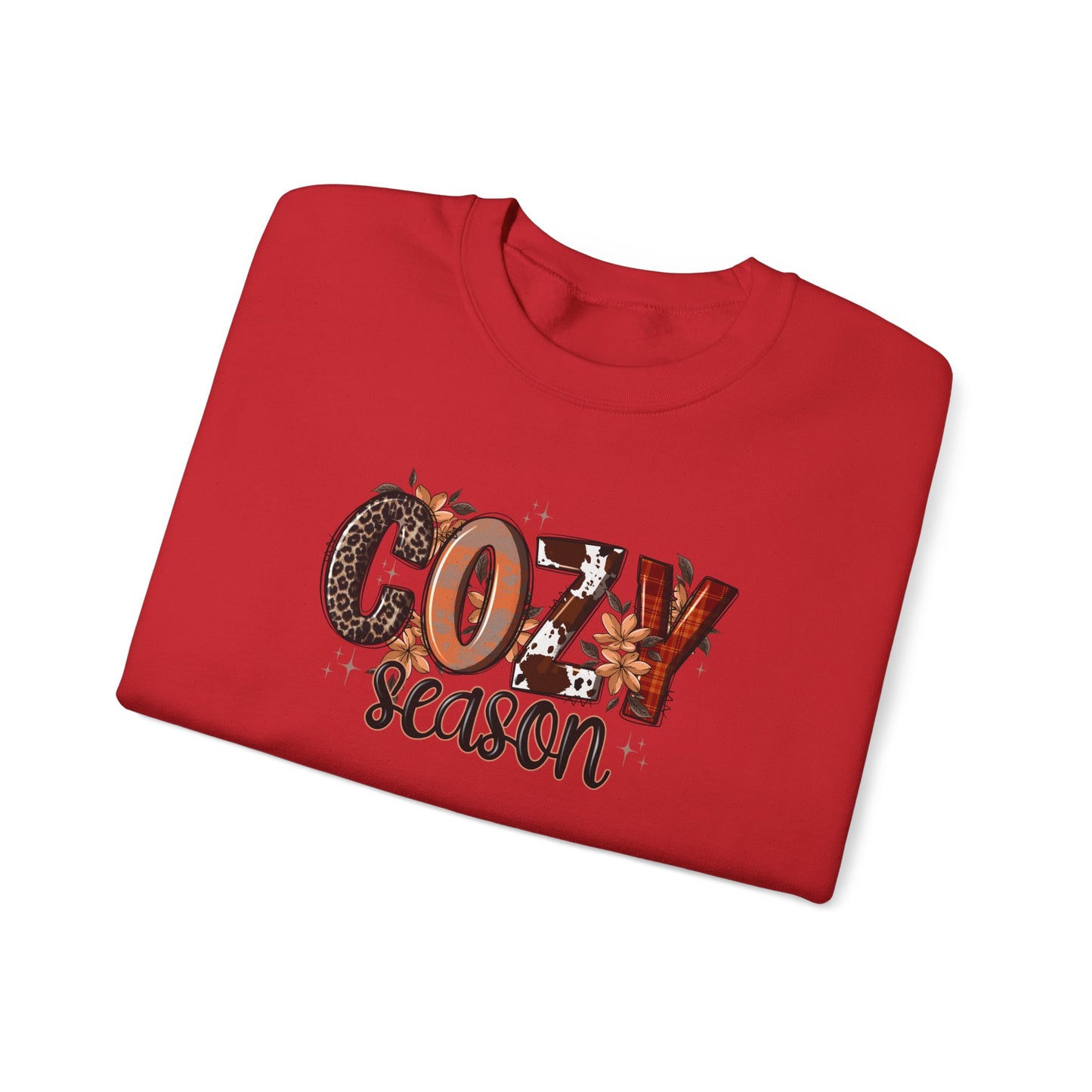 Cozy Season Sweatshirt — Fall Autumn Graphic Crewneck