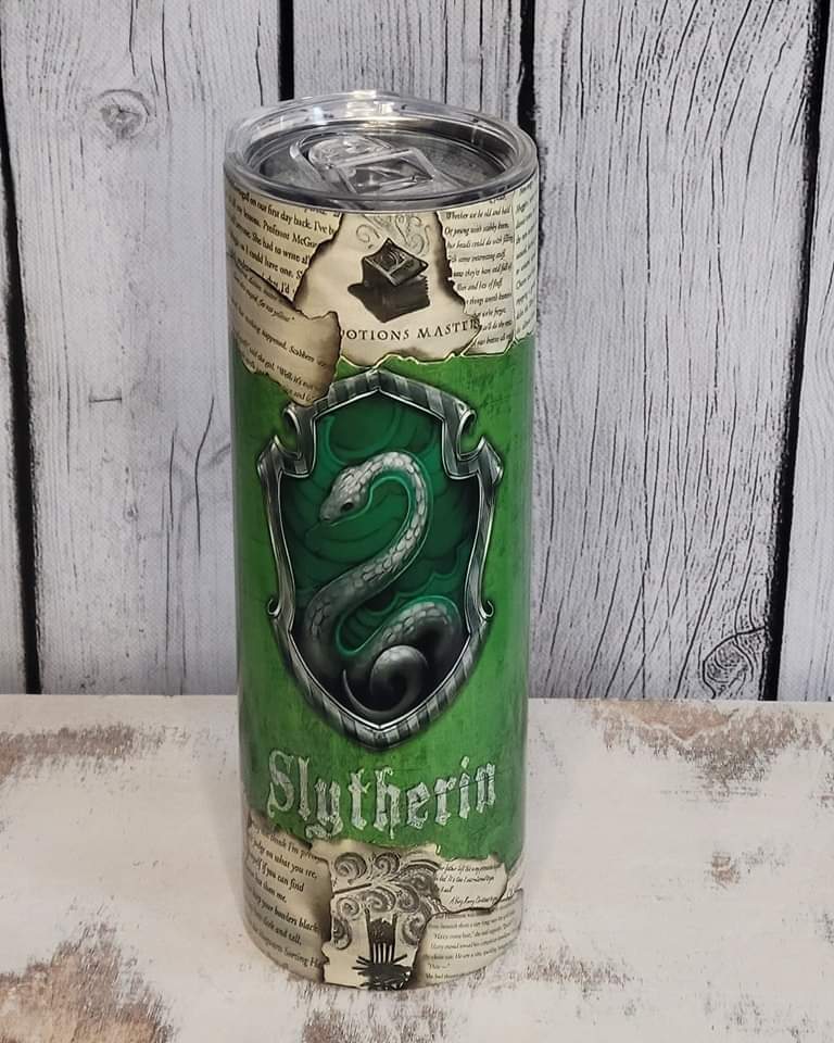 Harry Potter Inspired Slytherin Tumbler 20 oz