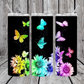 Glow in the dark Flowers and Butterflies